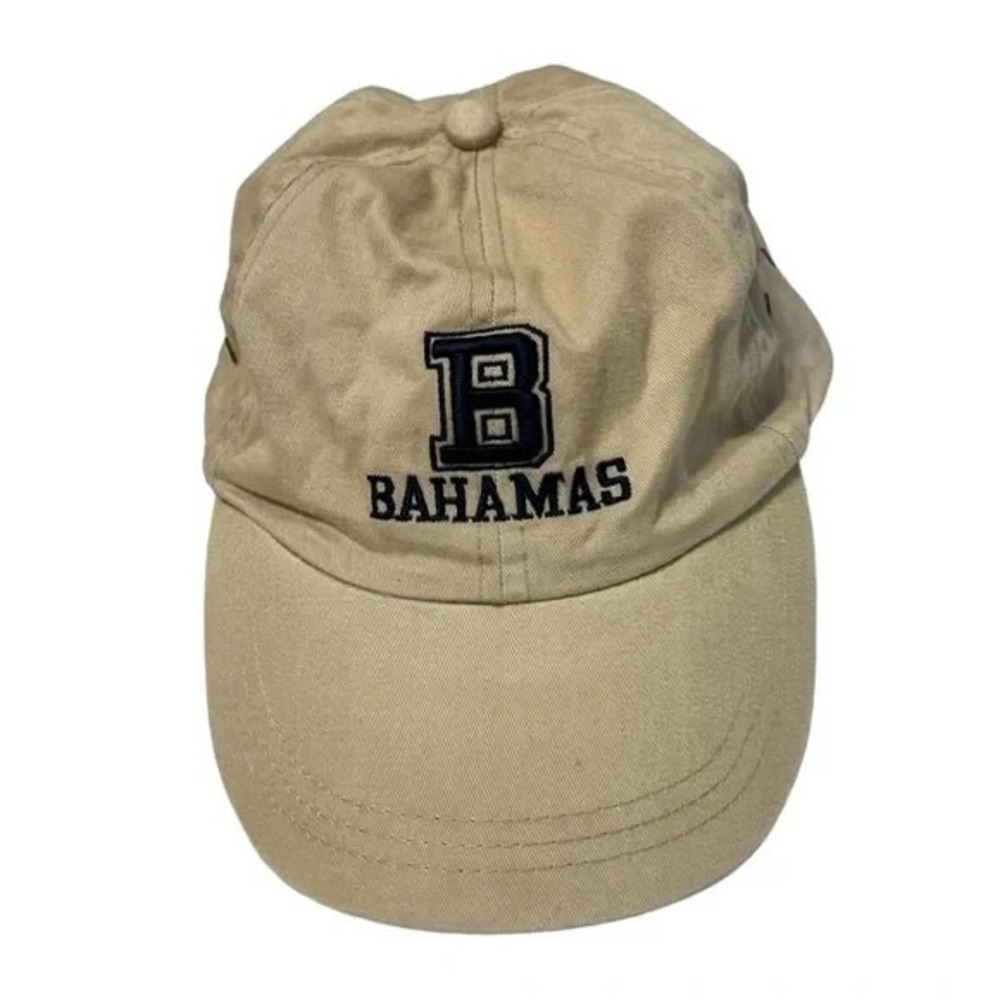 Nassau Bahamas Tan Baseball Cap Hat by‎ Resortwear Direct